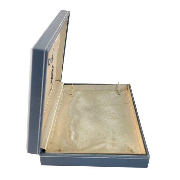 Vintage DuBarry Fifth Avenue NYC Jewelry Presentation Box Blue Plastic White Tri - Picture 8 of 8